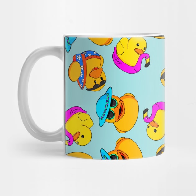 Summer Rubber Ducks by Alisha Ober Designs